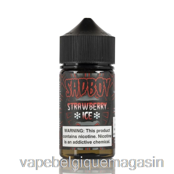 Vape Juice Glace Fraise Sang - Sadboy - 60ml 0mg